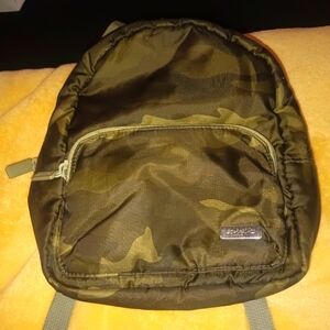 Women's small camouflage backpack purse, PINK BRAND